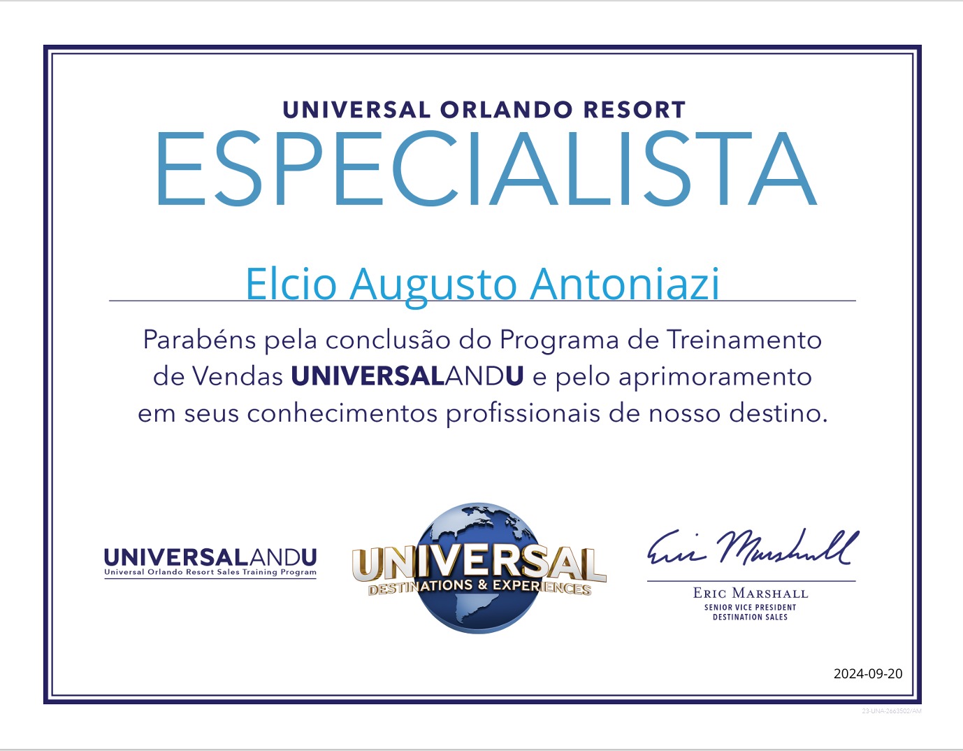 Universal Orlando Specialist