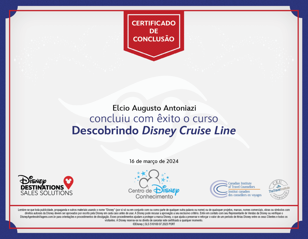 Disney Cruise Line Specialist