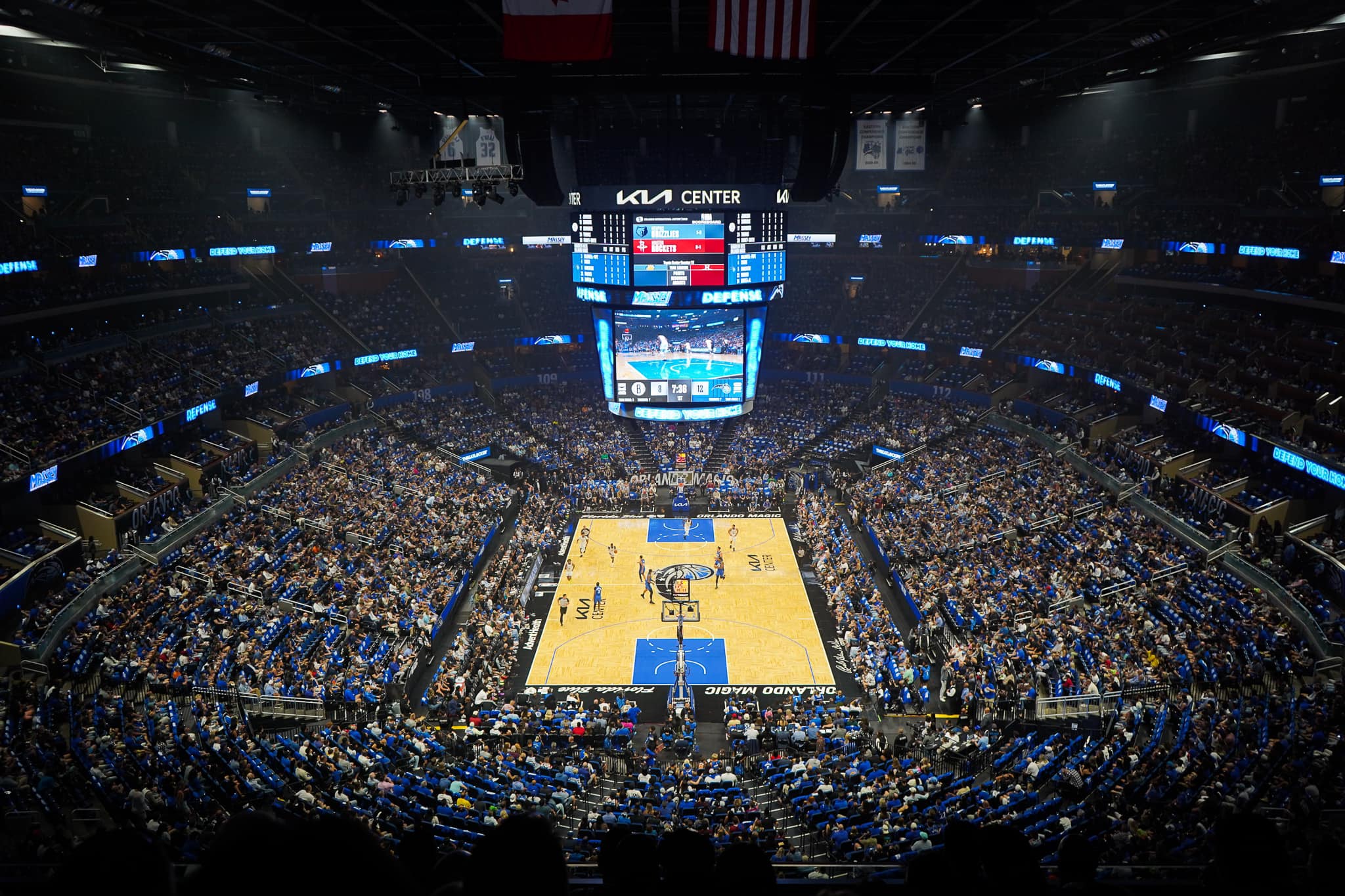 Partida de basquete da NBA em Orlando