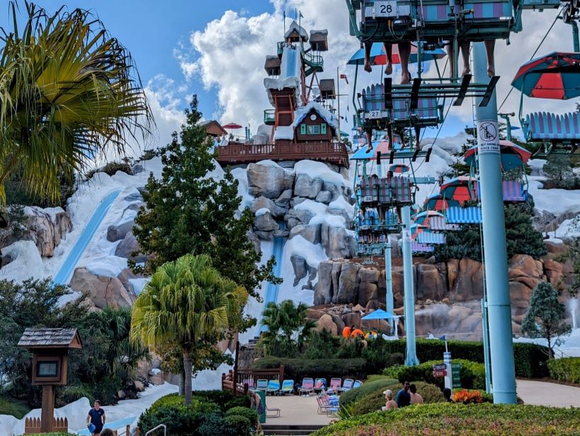 Vista do Blizzard Beach