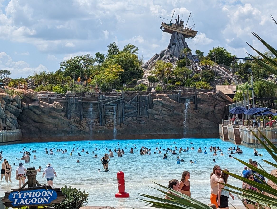 Vista do Typhoon Lagoon