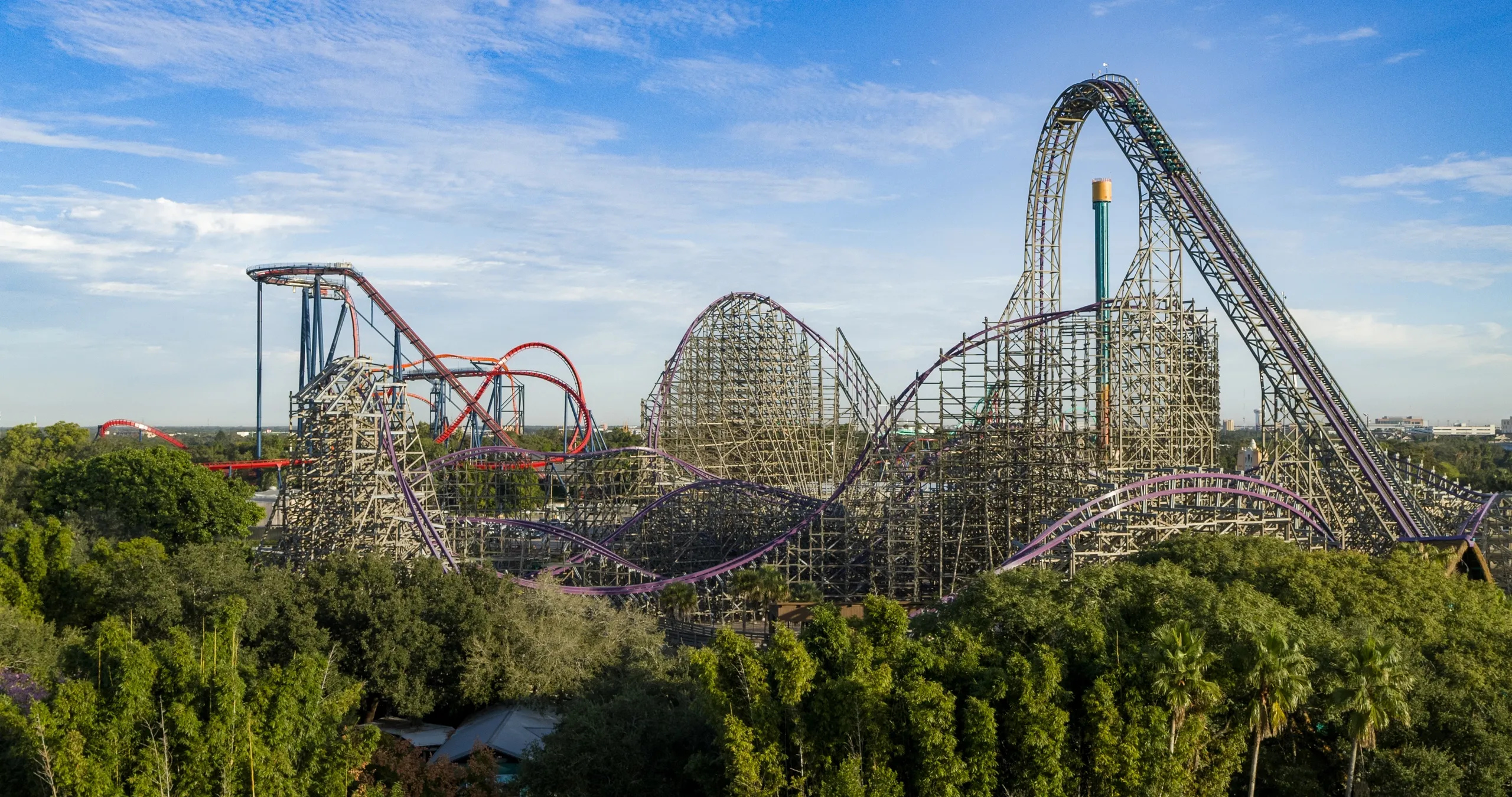Montanhas-russas do Busch Gardens