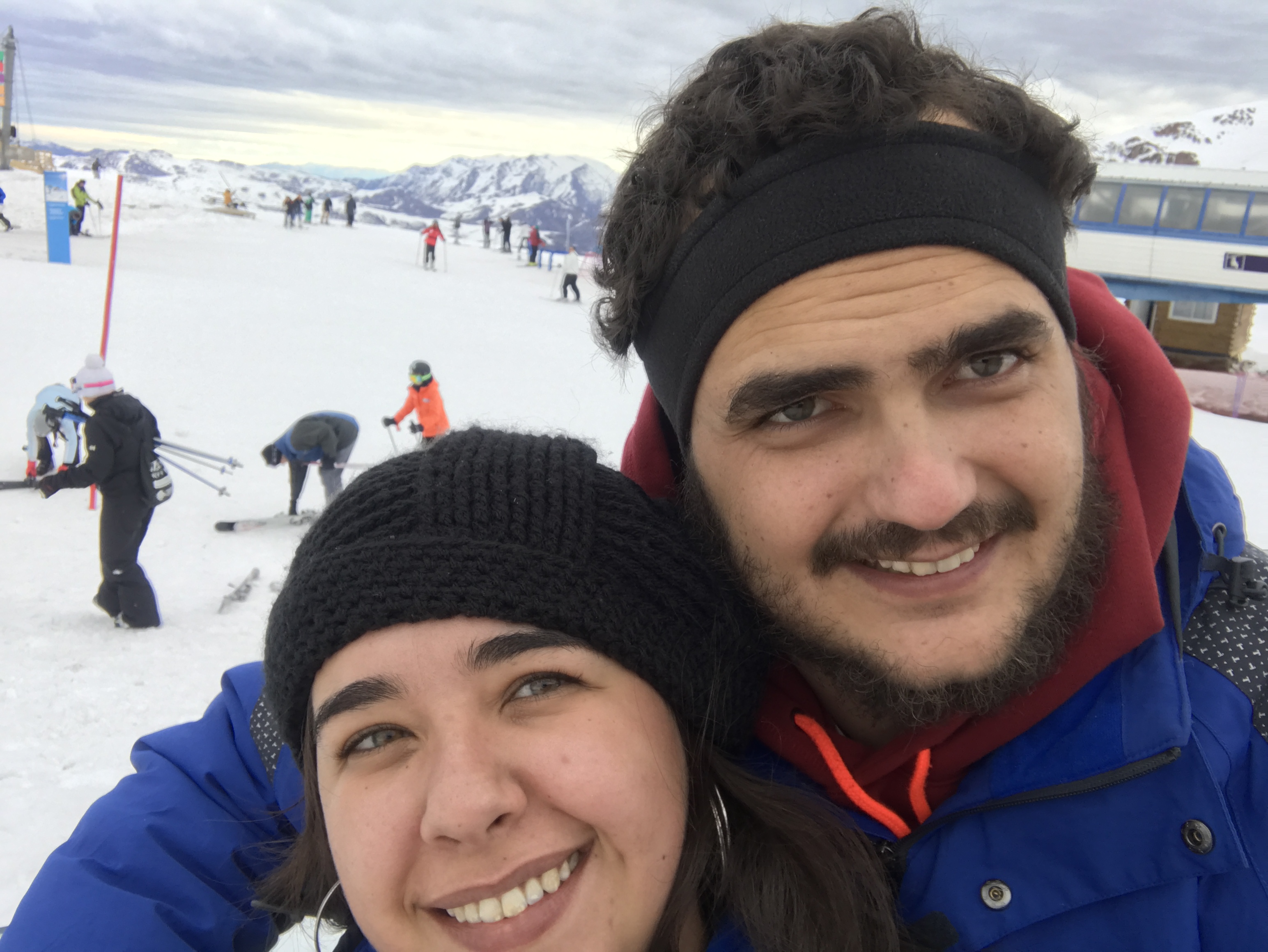 Guto e Ligia Antoniazi no Chile